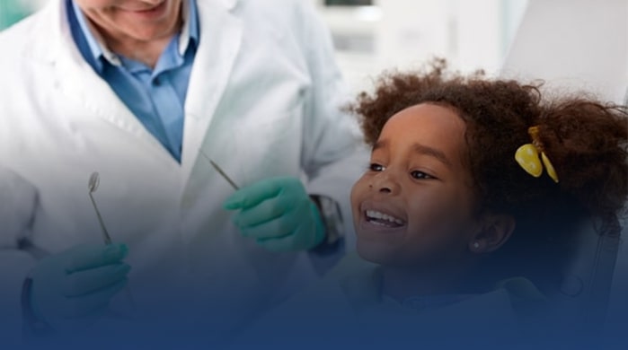 Doctor helping a girl